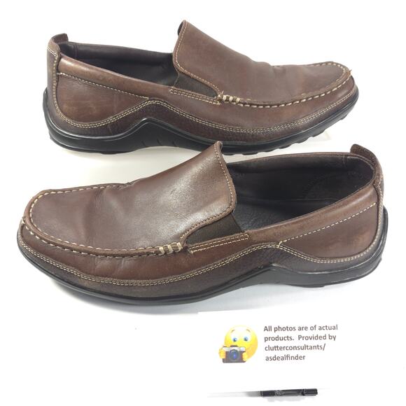 Cole Haan Casual Leather Slip On Loafer Shoe Mens Size 9 C04059 Brown - Picture 5 of 9